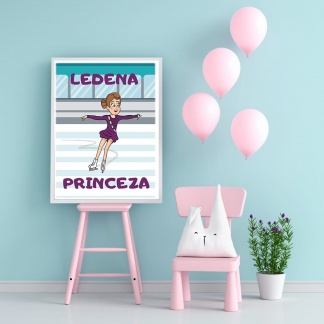 Poster za devojčice ledena princeza. Sportanac posteri